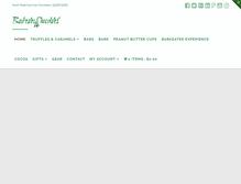 Tablet Screenshot of barkeaterchocolates.com